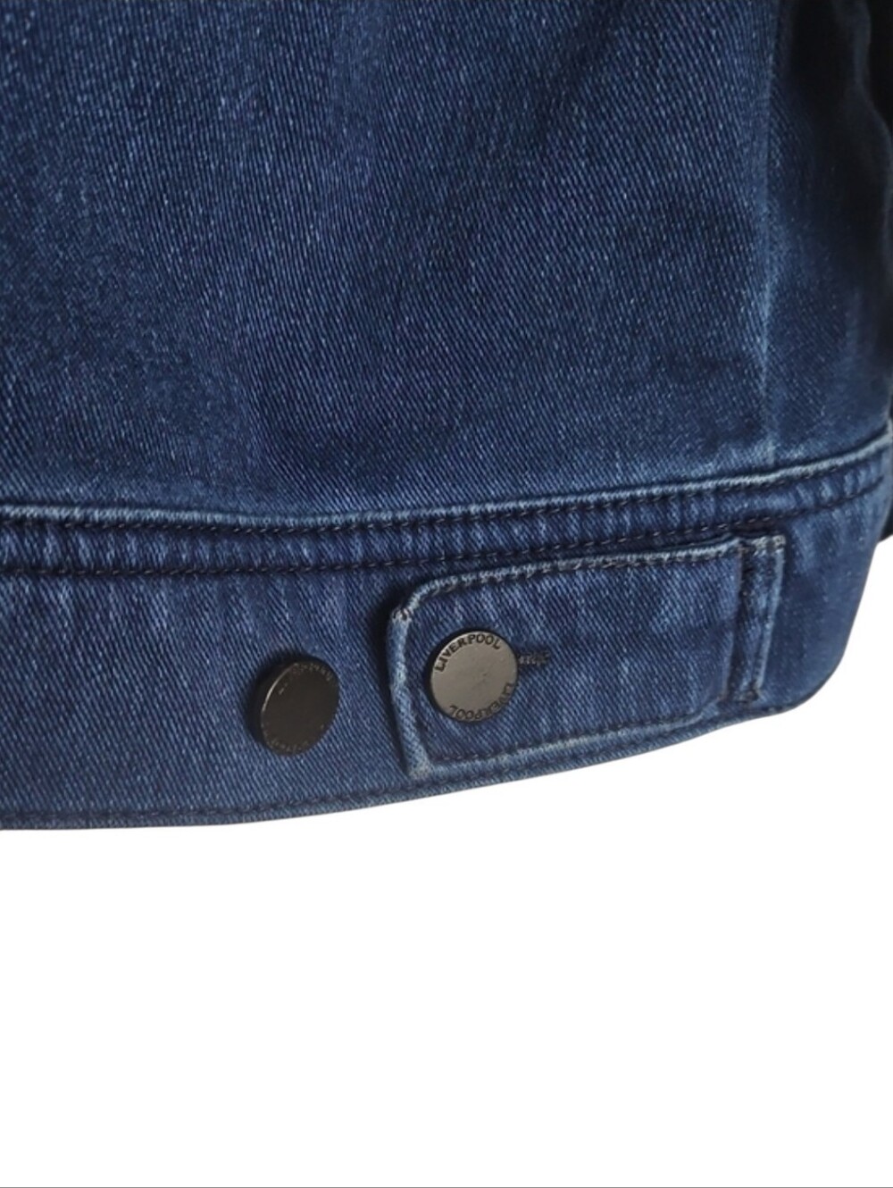 Liverpool Classic Powerflex Jean Jacket Womens Stretch Denim Casual Classic, XXL - Picture 5 of 14